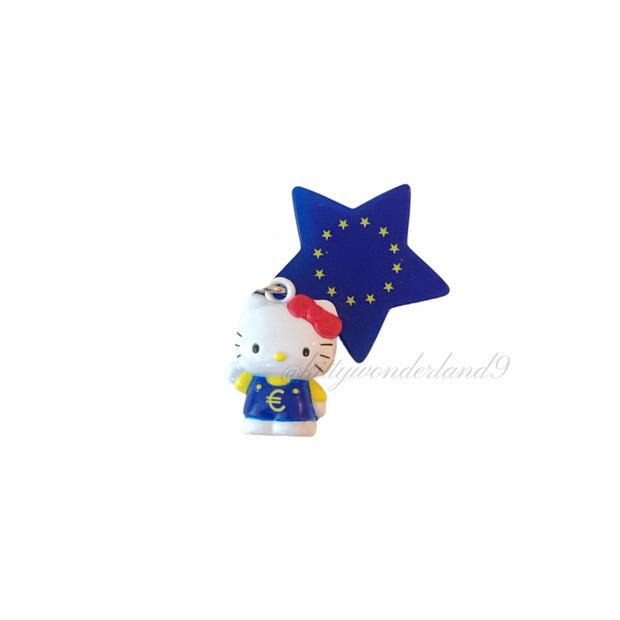 Hello Kitty Gotochi Keychain – 2006 European Union (欧州連合 EU) Delegation to Japan – Japan Exclusive Vintage
