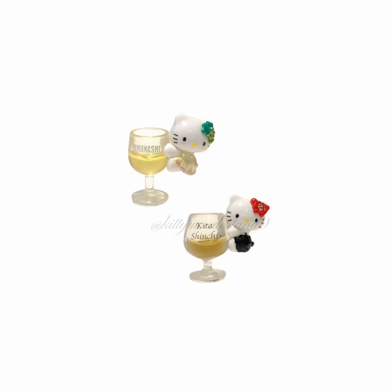 Hello Kitty Gotochi Keychain – 2005 Yamanashi (山梨県) & Osaka (大阪府) Wine Series – Japan Exclusive Vintage