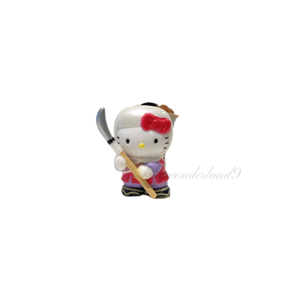 Hello Kitty Gotochi Keychain – 2004 Yamagata (山形県) Yoshitsune & Benkei – Japan Exclusive Vintage
