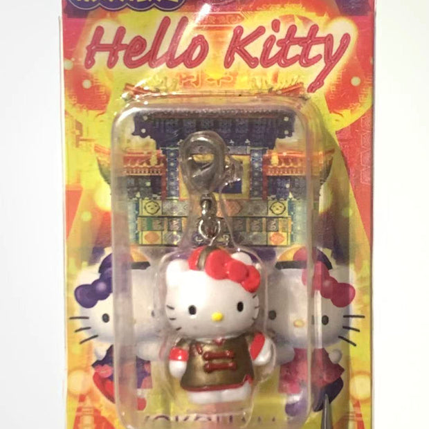 Hello Kitty Gotochi Keychain – 2002 Kanagawa (神奈川県) Yokohama Chinatown – Japan Exclusive Vintage