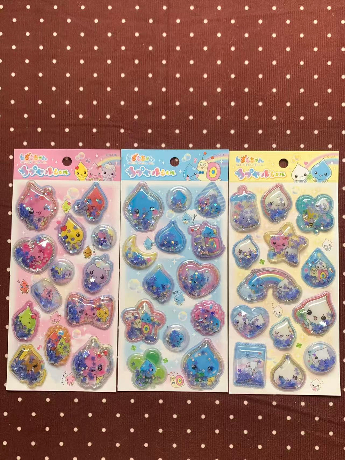 Heisei Retro Shizuku-chan Shaker Stickers