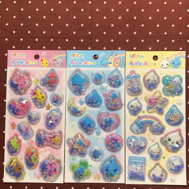 Heisei Retro Shizuku-chan Shaker Stickers