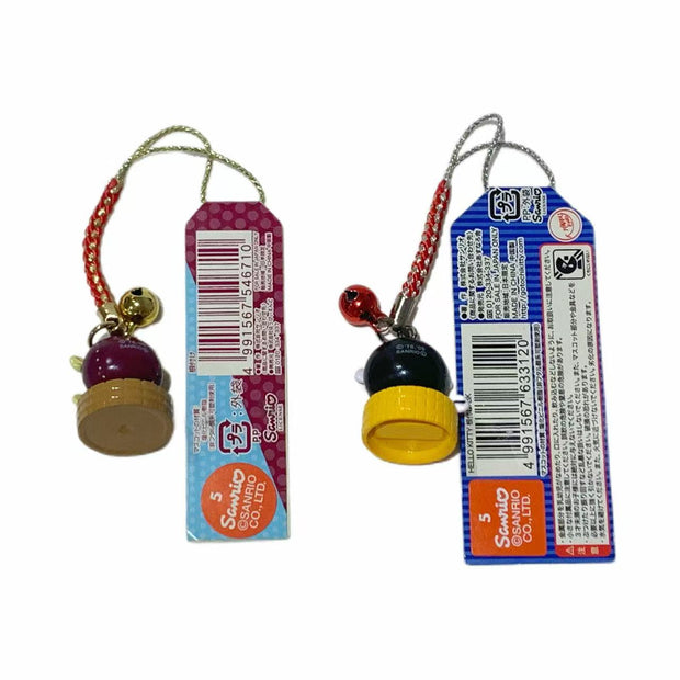 Hello Kitty Gotochi Keychain – 2004 Hiroshima (Seto Inland Sea) & 2001 Hamana Lake – Japan Exclusive Vintage