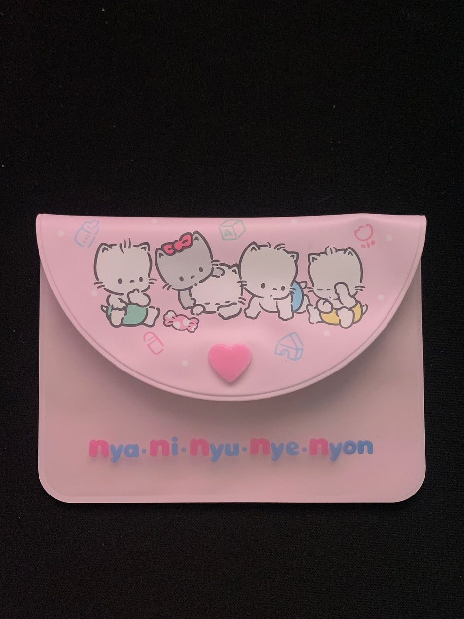 Nya Ni Nyu Nye Nyon Flake Sticker & Case Set｜15 Pieces