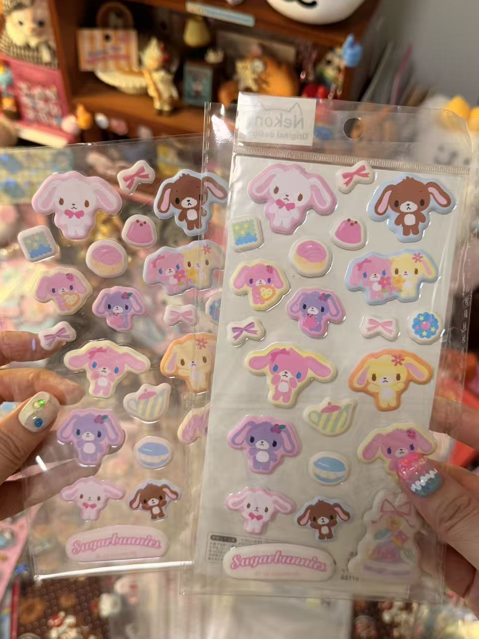 Sanrio Sugarbunnies Puffy Stickers