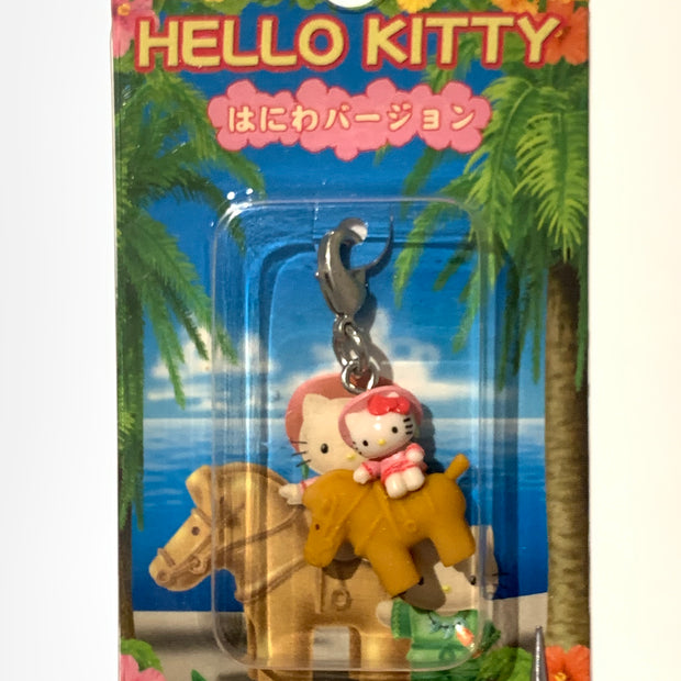 Hello Kitty Gotochi Keychain-2003 Miyazaki (宮崎県) Haniwa – Japan Exclusive Vintage Keychain