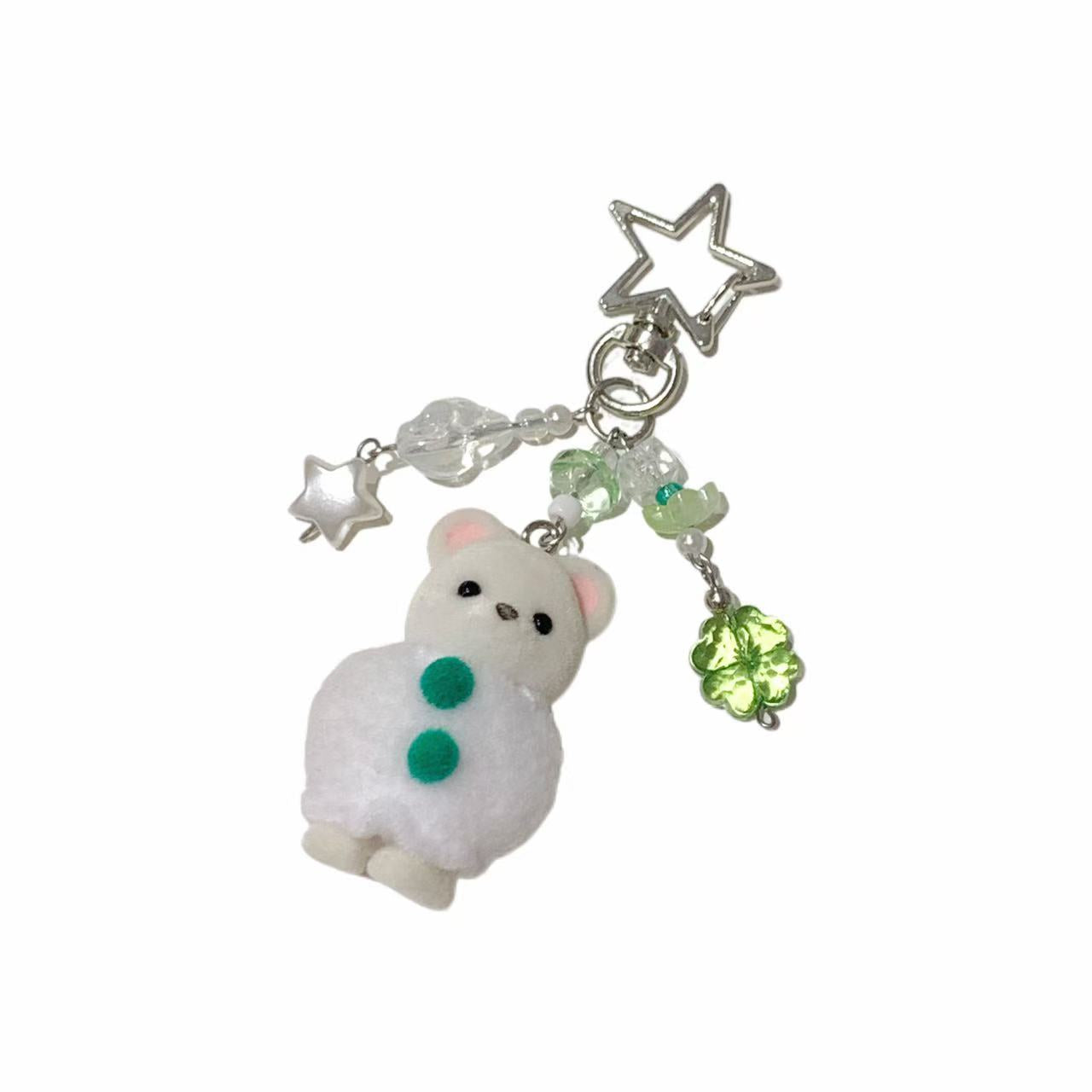 Sylvanian Families Handmade Keychain – Polar Bear Baby