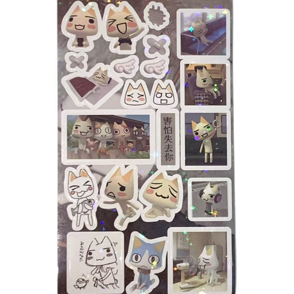 Toro & Friends Sticker Set – Doko Demo Issyo Retro Pixel Edition