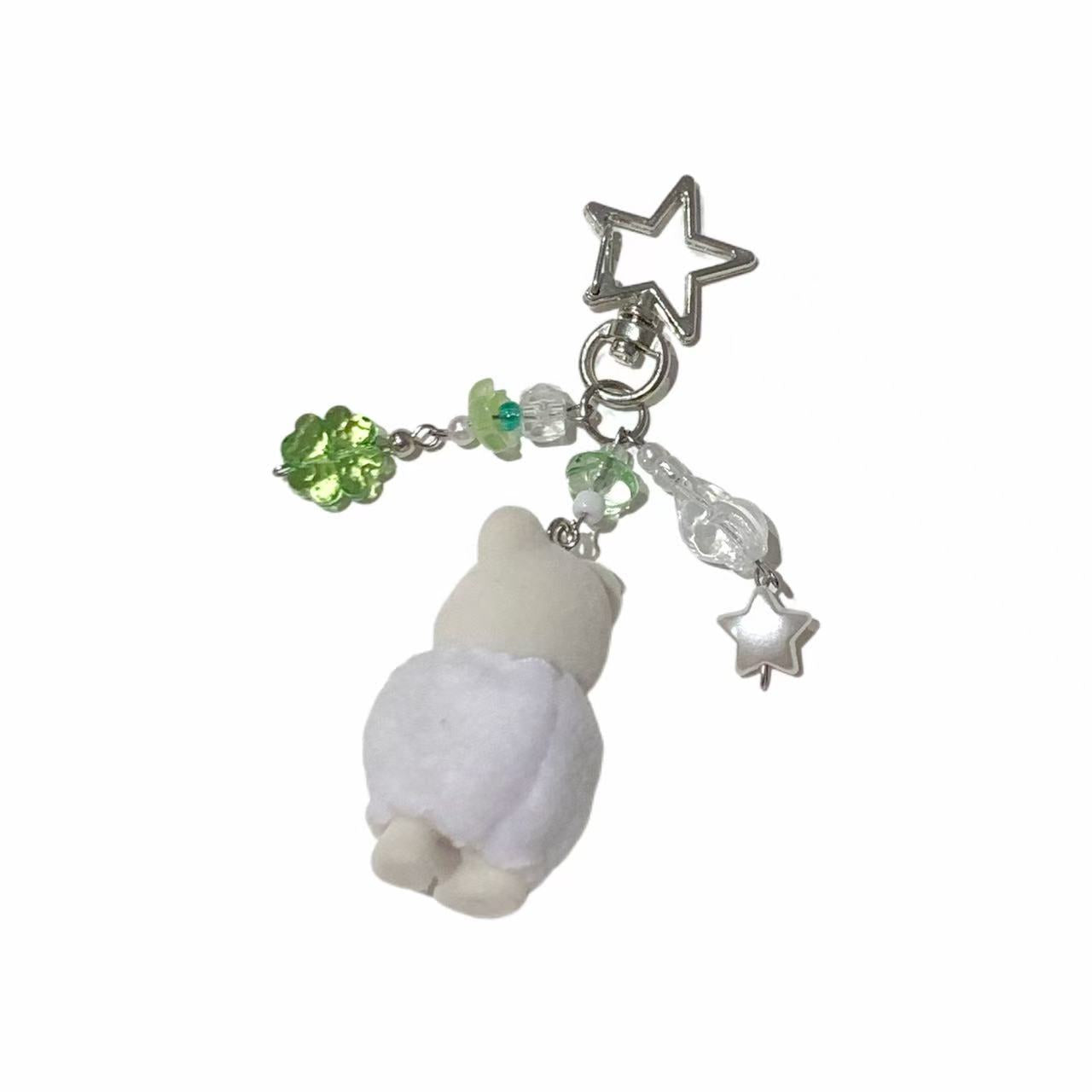 Sylvanian Families Handmade Keychain – Polar Bear Baby