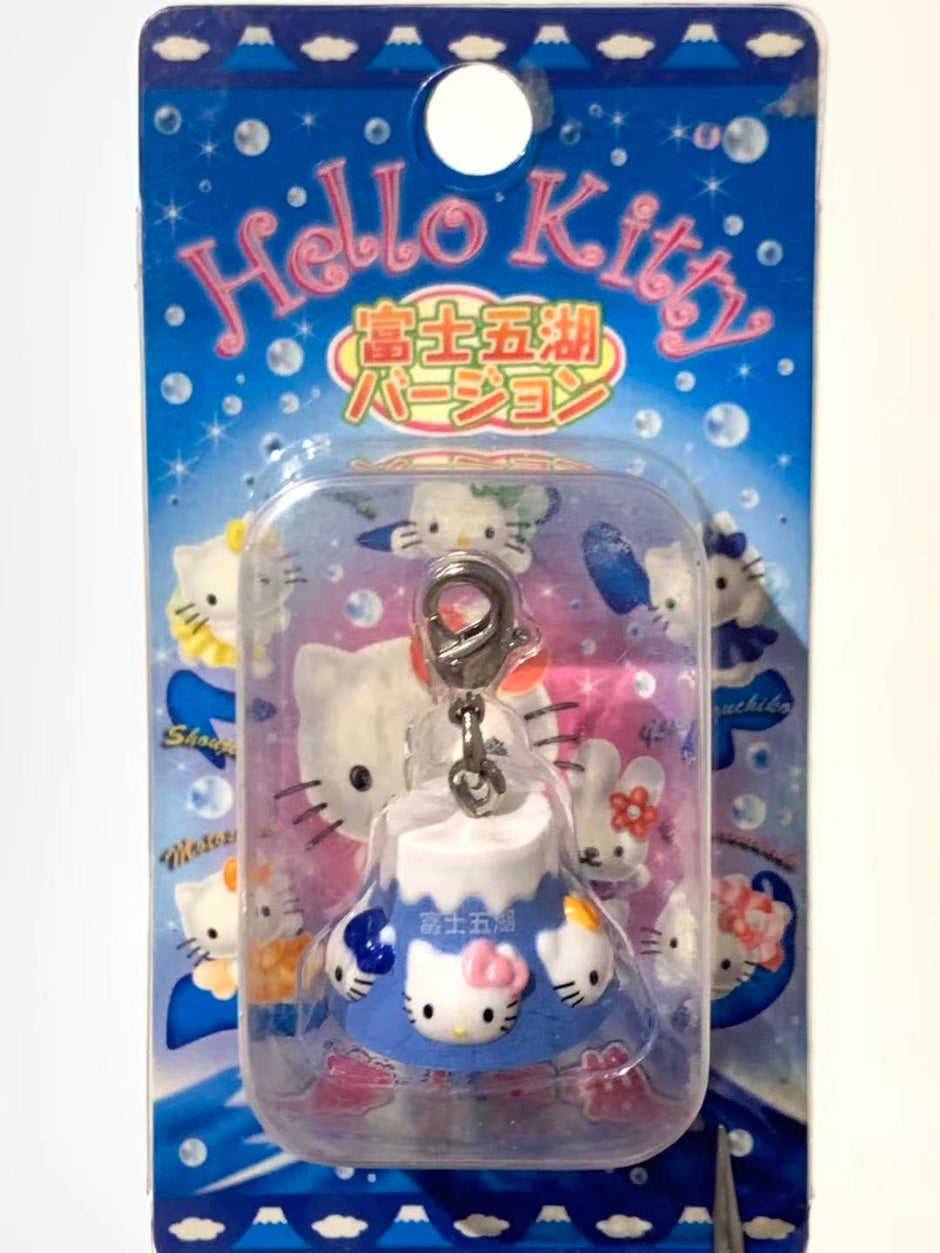 Hello Kitty Gotochi Keychain-2006 Yamanashi (山梨県) Fuji Five Lakes – Japan Exclusive Vintage Keychain