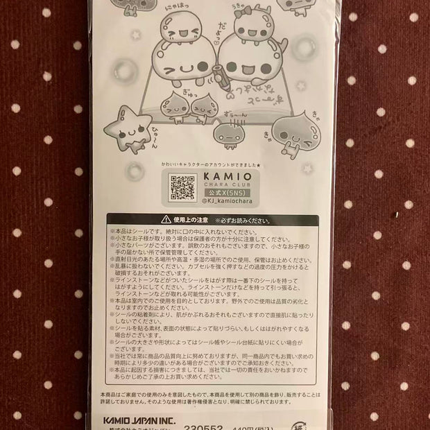 Heisei Retro Awawa-chan 3D Shaker Stickers