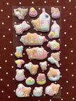 Rilakkuma & Friends Puffy Stickers