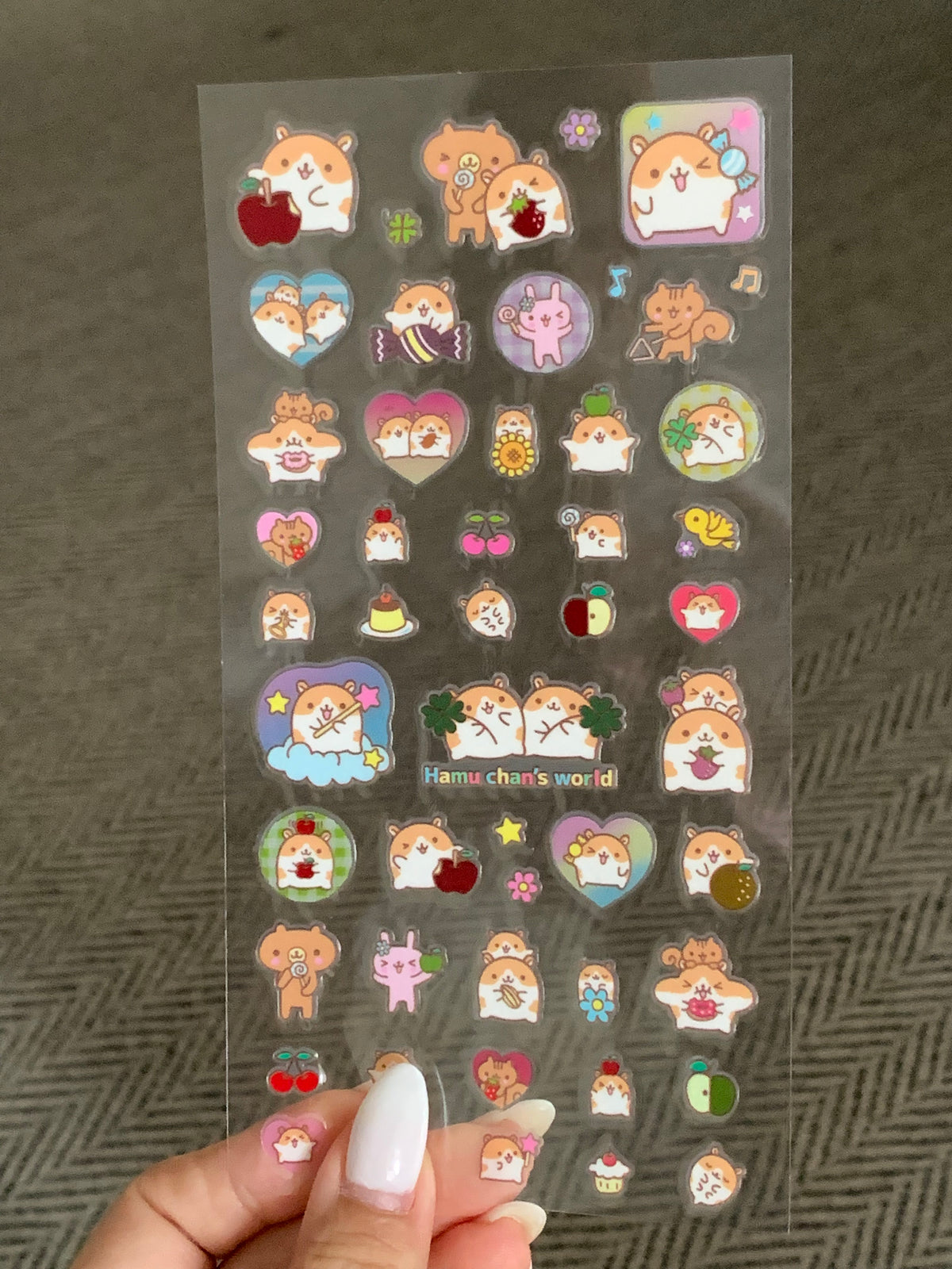 Heisei Retro Hamu-chan’s World Hamster Stickers